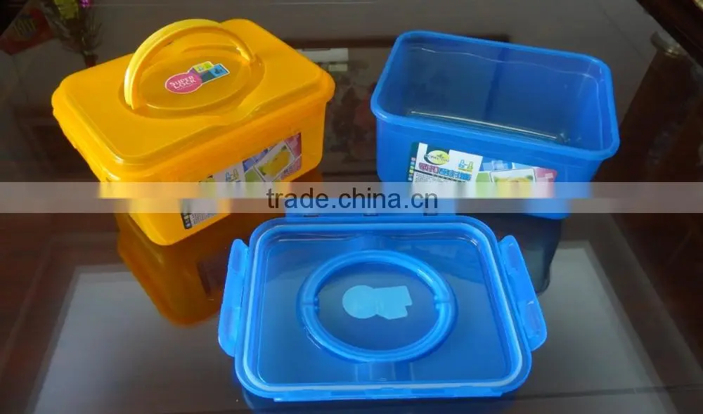 Super lock plastic storage box, storage container, storage bin with handles
