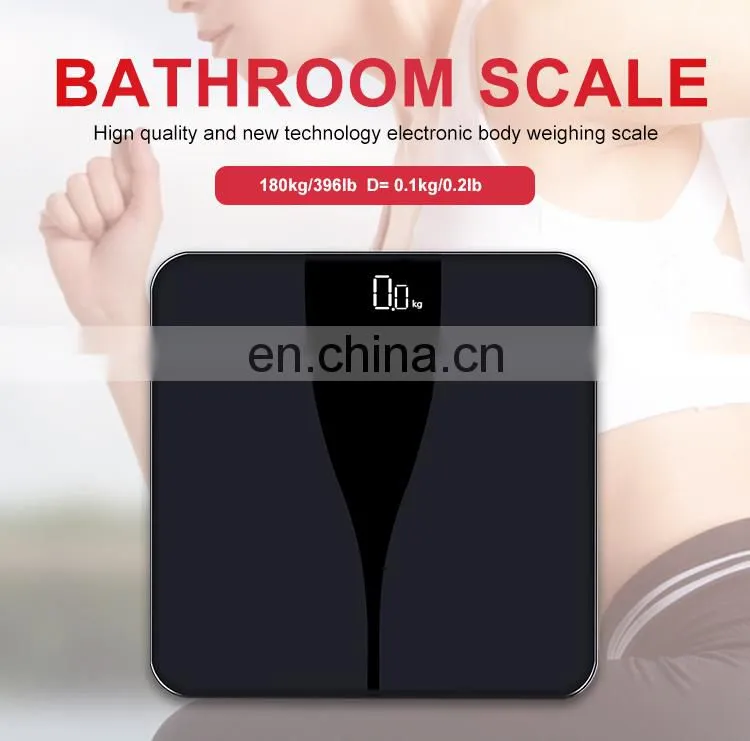 Personal Household 180Kg 396Lb Body Weigh Digital Bathroom Electronic Weighing Scale