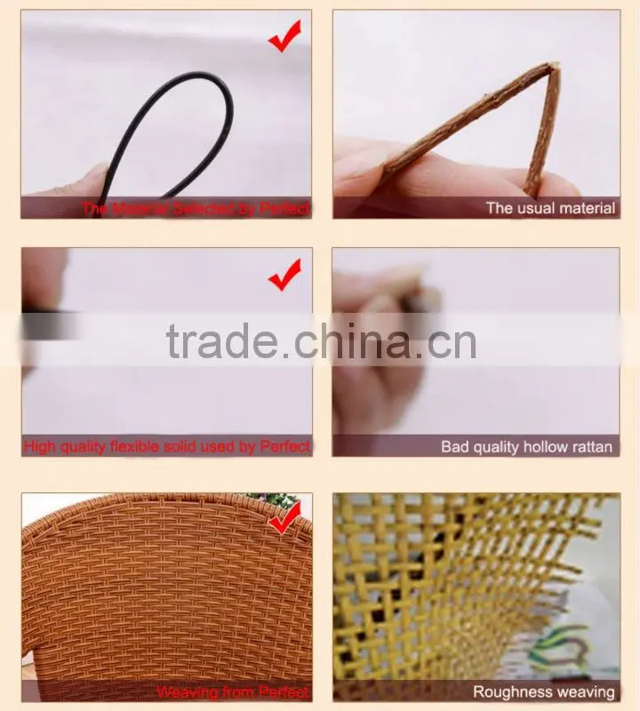 Contemporary rattan lounge suit for indoors and outdoors table with armchair ZG-16