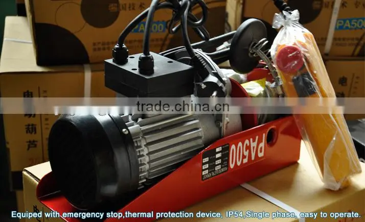 Hot sales! Copper wire mini electric hoist