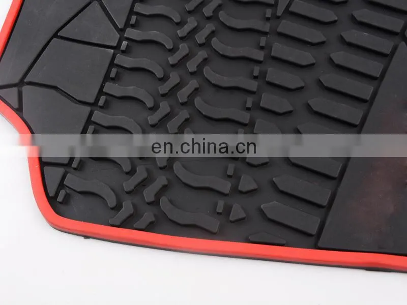 5PCS Rubber Foot Mat for Suzuki Jimny 98-18 JB43 4x4 Accessories Maiker Manufacturer Car Mat