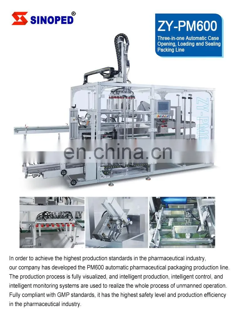 Automatic Multifunctional Bottle Packing Machine Robotic Carton Beverage Can Case Packer For Boxes