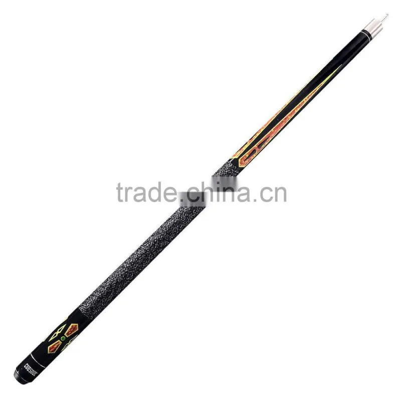 CUESOUL Hot Quick Release Ash Shaft 1/2 Pool Cue,Stainless Steel Joint , Rubber Wrap