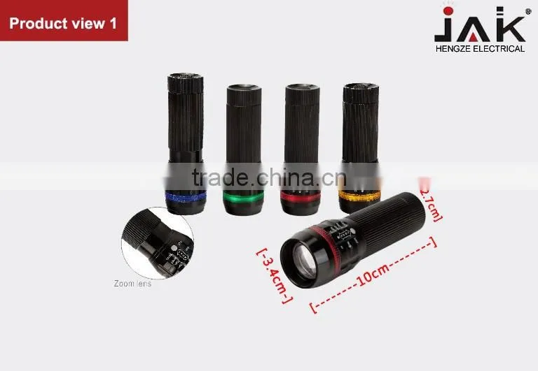 JAK HF1206 1W LED Telescopic Torch