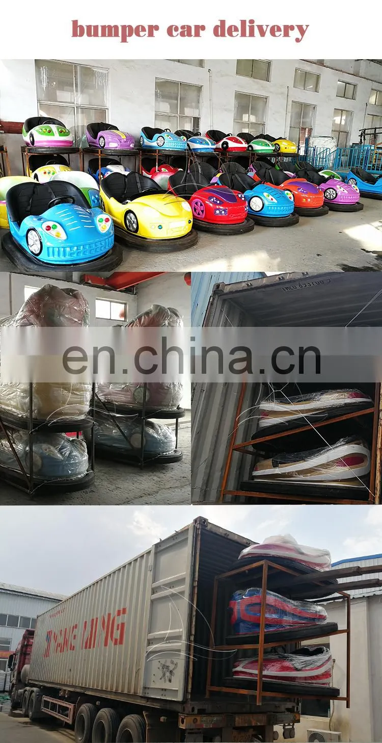 Colorful theme park rides amusement indoor bumper car for sale