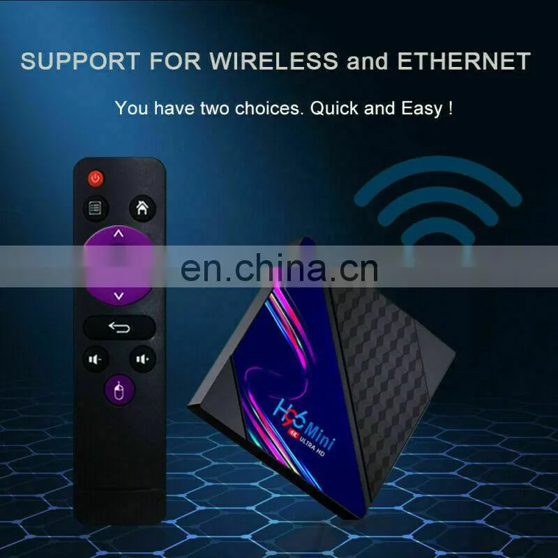 The latest Android 10.0 TV Box supports tiktok H96 Mini V8 RK3228A 1G/2G
