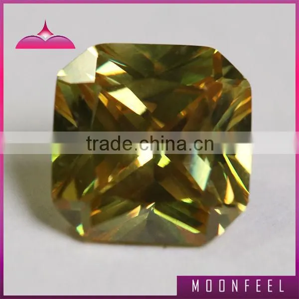 Color change 1# square cut cubic zirconia diamond