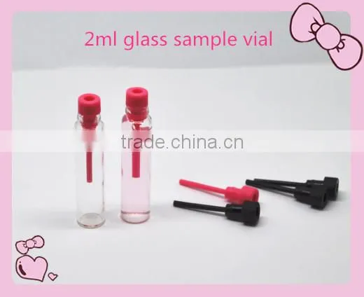 1ml 2ml 3ml scent oil testing glass vial, glass sample vial