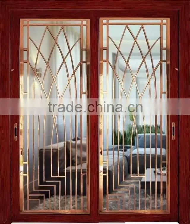 Stainless Steel Decorative Screen and Glass