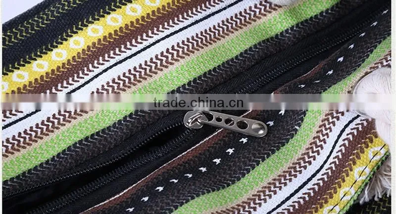 Stripe handbag full color canvas women bag white geometric patterns atmospheric canvas handbags on sale