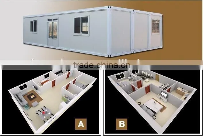 2016 the latest design modular foldable container homes/ cheap price 20ft/40ft living flat pack container houses