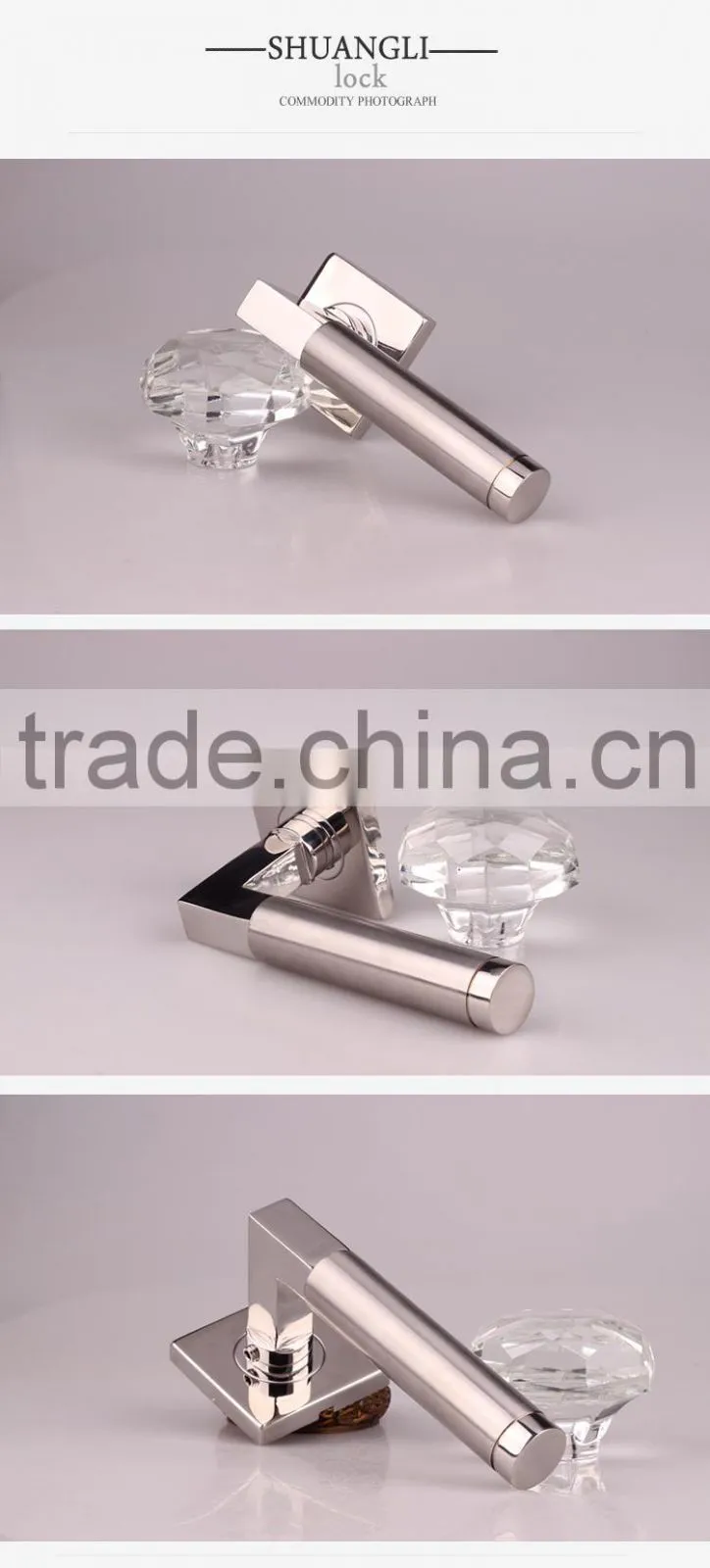 Kazakhstan maket ZInc Alloy rosette door and handle lock