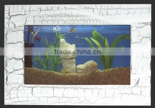 NEW PRODUCTS ALUMINUM FRAME WALL HANGING AQUARIUM,WALL AQUARIUM,WALL MOUNTED FISH TANK