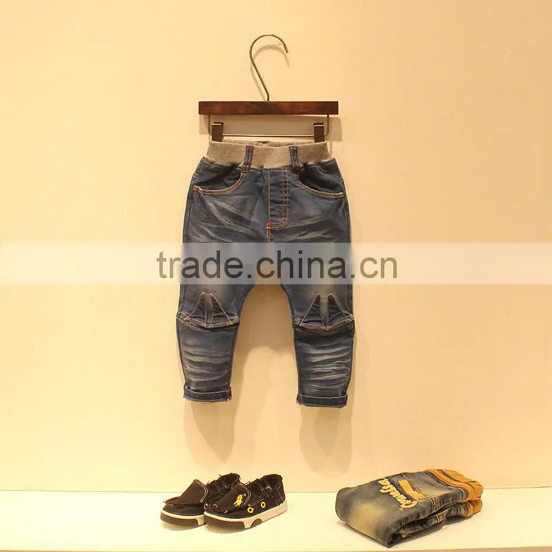 2015 New Fashion Children's Boutique Cotton Pants High Quality Split Pants Boys Kids Pants