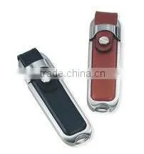 4GB,8GB Keyring style corporate gift button leather usb