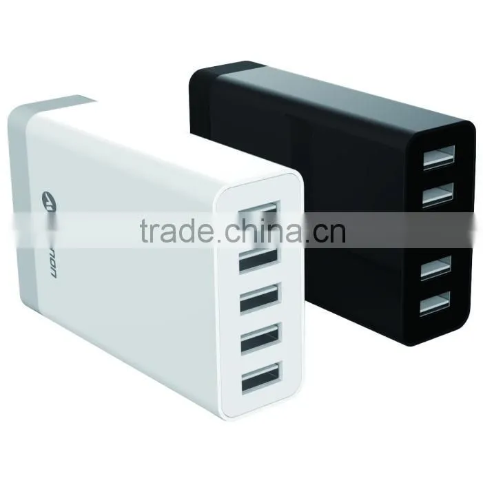 New arrival portable usb wall cahrger 3 4 5 port usb desktop charger for mobile phone smart travel charger for cellphone