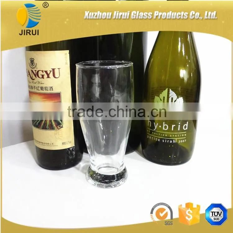 big and small skidproof hotel glass cup / restaurant clear drinking glass/wholesale water glass
