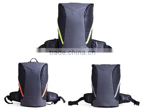 (160436) Cheap waterproof climbing hiking strong nylon backpack travelling bag with led light