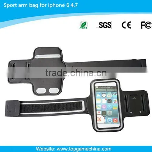 47*15.5cm Neoprene mobile phone arm bag for iPhone 6