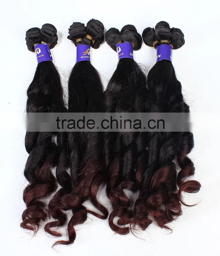 Factory custom SPRIAL CURL hair from malaysia