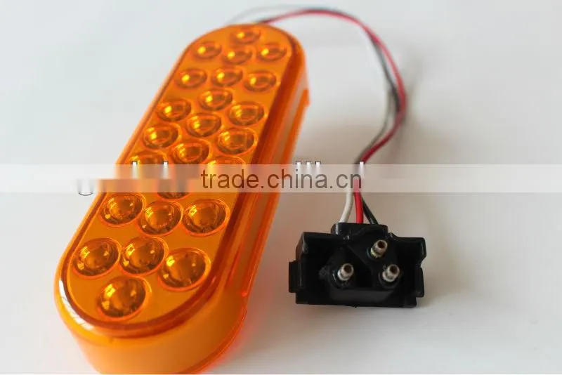 12/24V 6 inch oval led truck turn light,led brake light