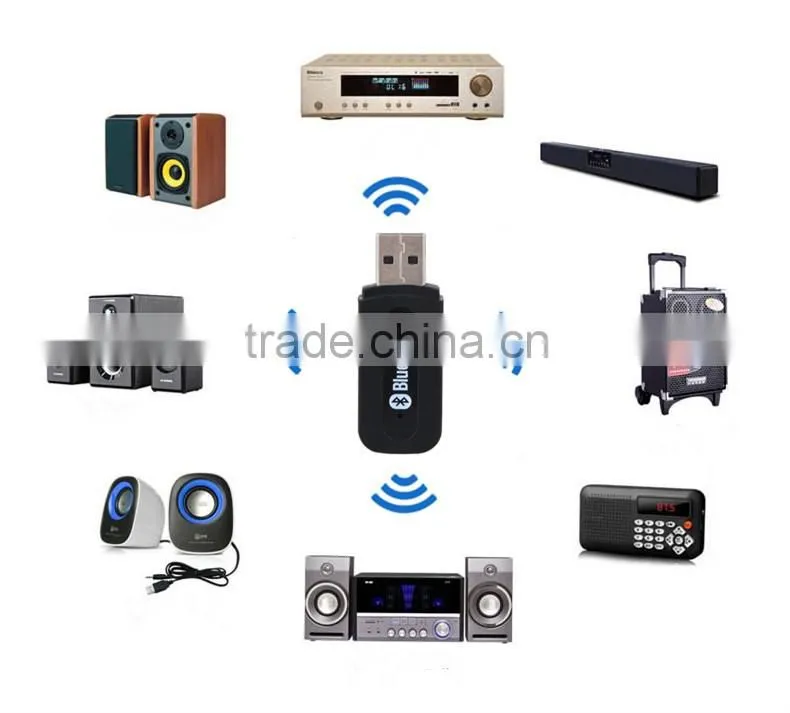 Mini Wireless 3.5mm Bluetooth Audio Receiver for Music Players