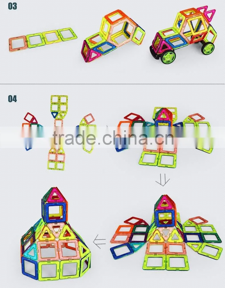 New design Magnetic Toys good price magformers Multi Shape Magnetic Building Blocks