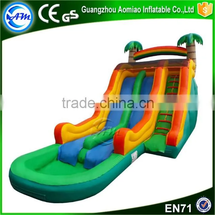 Competitive price water slide material plastic long water slide for sale