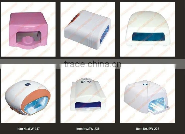 White Color UV Nail Gel Lamp 36w 220V-240V Nail Tools Dryer For Curing Nails Arts With 4PCS 365nm UV Bulbs