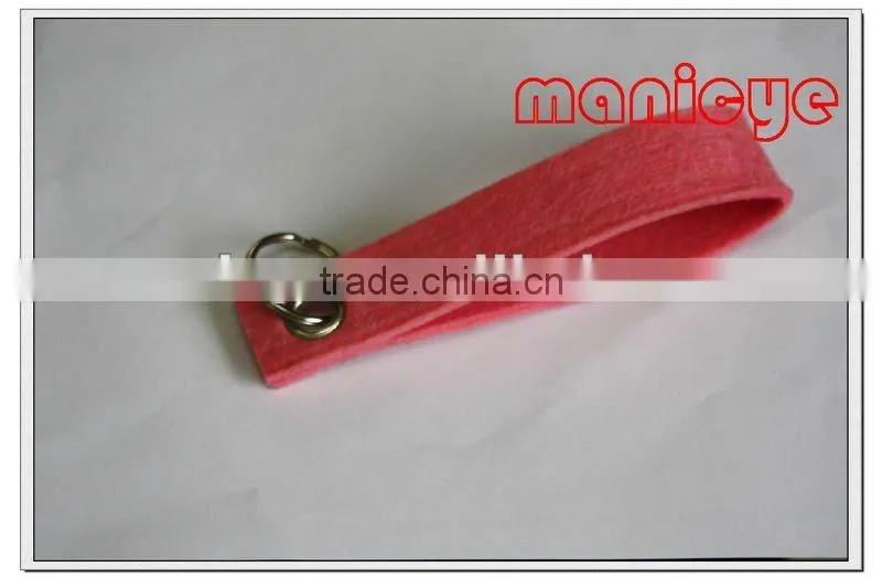 100% Polyester Needle Punched Non-woven Fabric For Red Key Chain