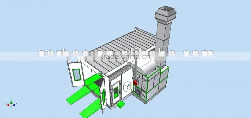 High efficiency electric heating spray booths(CE,CN)