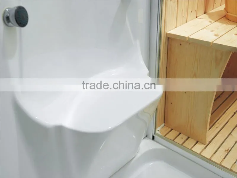 ENCLOSED STEAM SAUNA ROOM WITH SHOWER