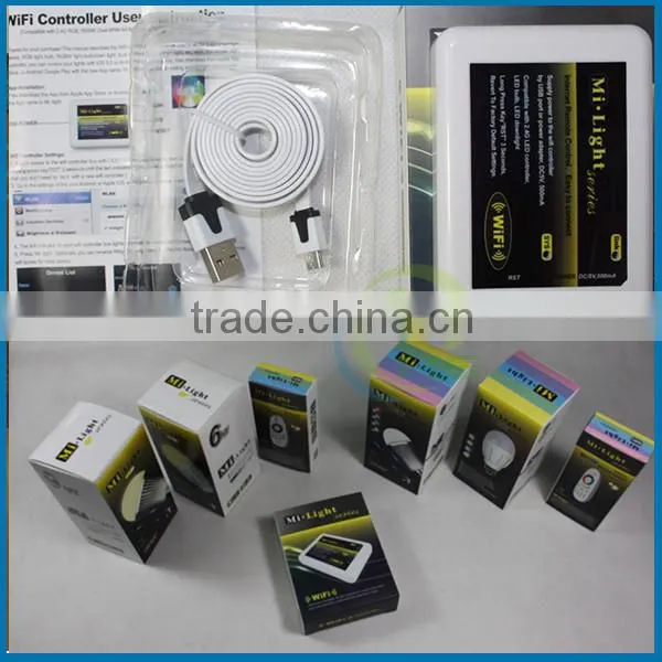AC86-265v wireless remote control aluminum housing&heat sink,round RGBW led panel light