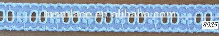 Excellent quality hot sale cotton lace embroidery trimming