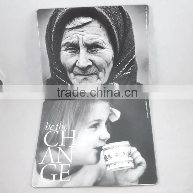 New products for 2015 cork placemats/printed cork backed placemats/cork board placemats for promotion gift
