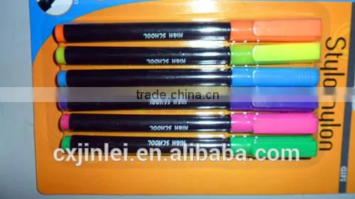 advertisement office supplies colorful thin highlighter pen