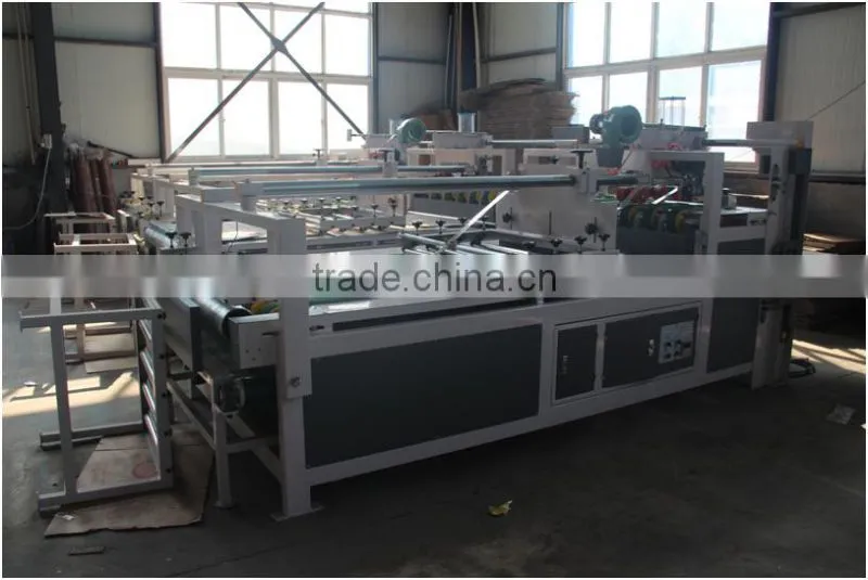 Semi-automatic carton box folder and gluer packing equipment