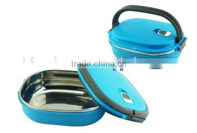 quality products various color stainless steel square locked lunch boxes for kids
