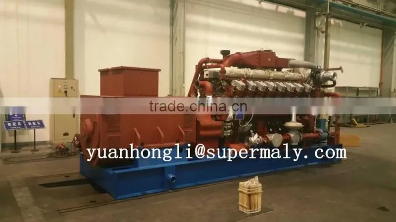 1MW natural gas generator from supermaly power with low speed
