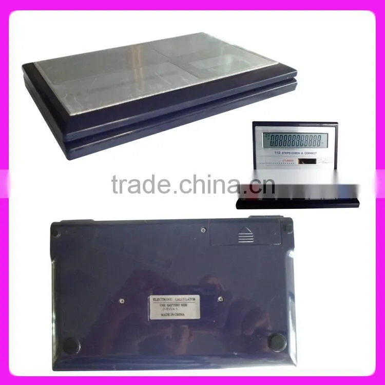 Best-selling laptop calculator CT-8855V,14 digit calculator,folding calculator