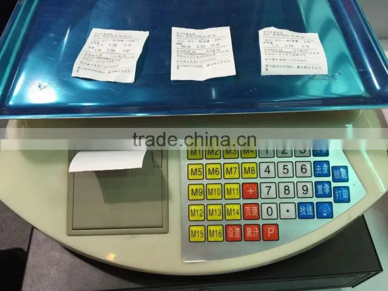 40kg digital price label printer scale