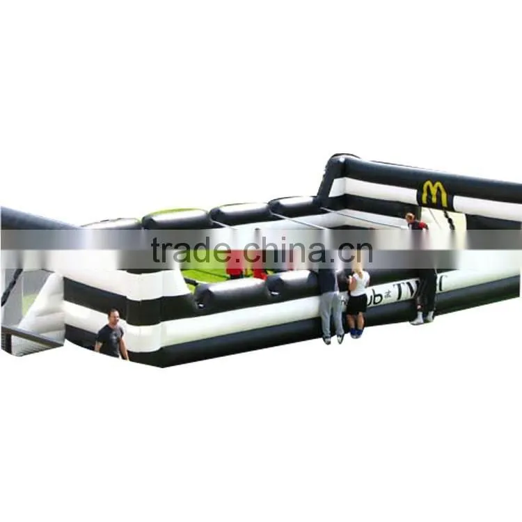 giant inflatable human football game,amazing inflatable human table football