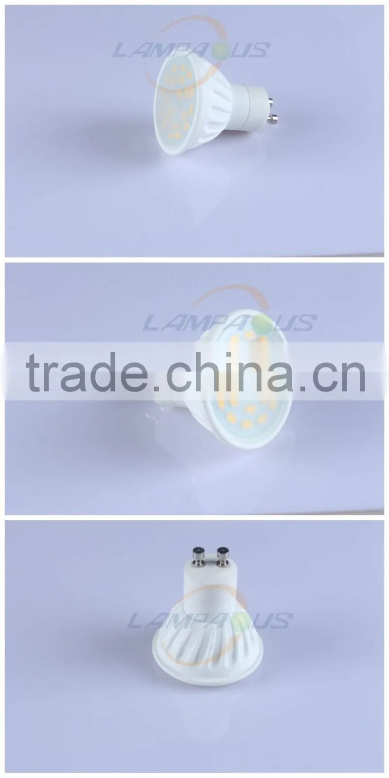 factory price smd led ceramic light bulb 5w dimmable AC 85~265V Epistar chip gu10 led spotlight