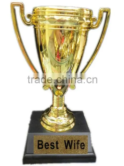 Gift Gold Cup , plastic trophy
