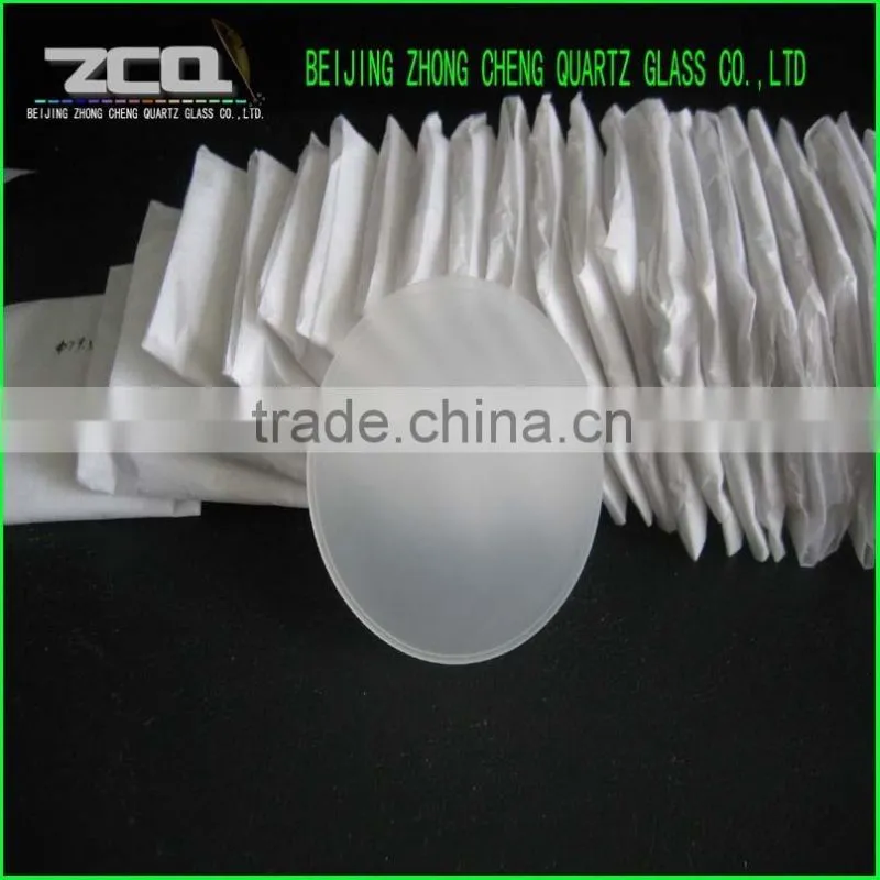 2016 The Newest Circular Frosted Quartz Glass Sheet