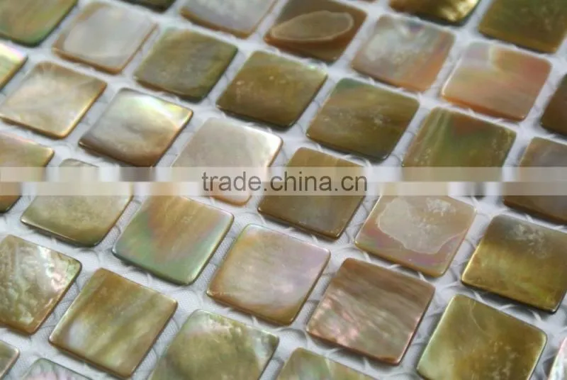 2016 Precious Natural Brown lip sea mother of pearl mosaic tile,bathroom tile,backsplash tile
