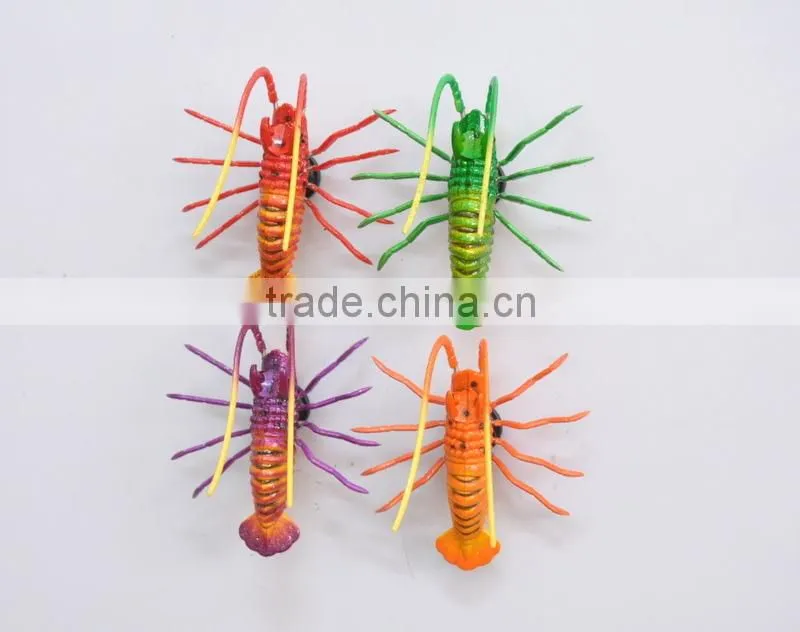 5 inch Plastic Lobster Animal Refrigerator Magnet, Magnetic Sticker