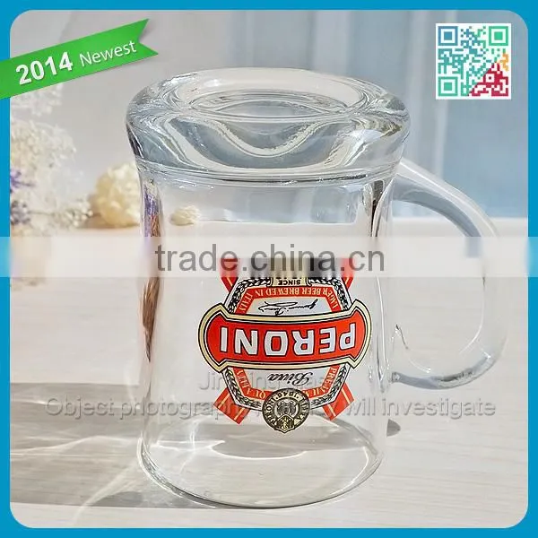 Peroni "Light Beer Brewed InItaly" Light Wheat Beer Glss Tumbler Best Beer Drinking Glass Quality Ever