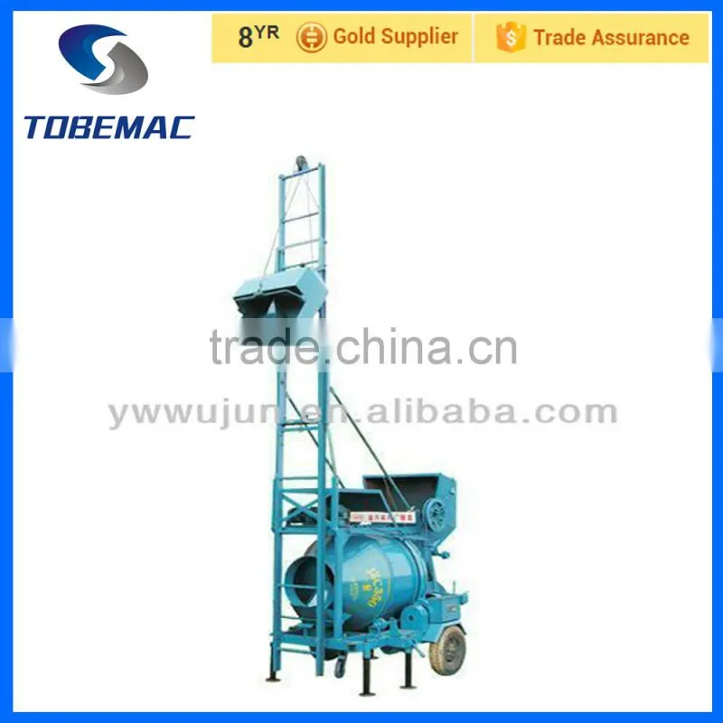 Electric Concrete Mixer With Lifting Ladder