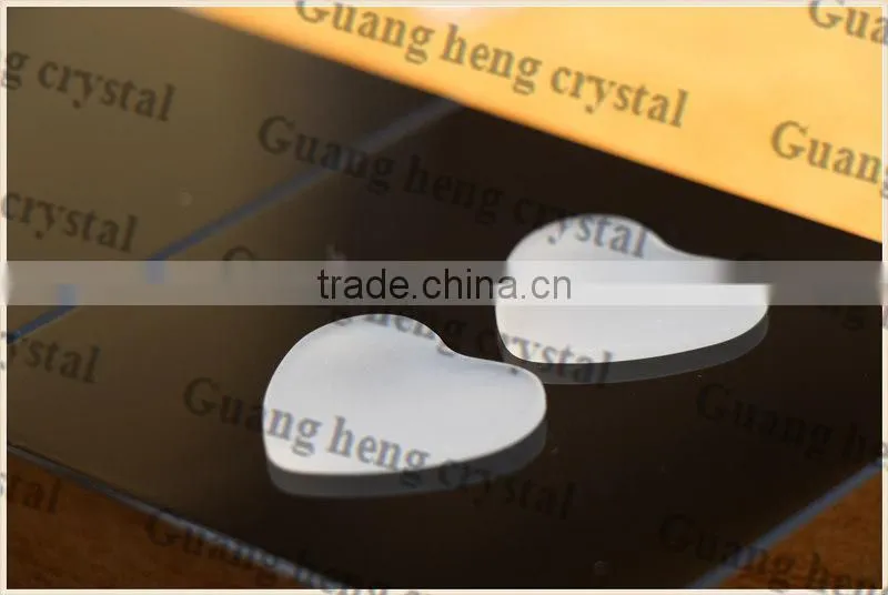 flower shape heart shape crystal decoration pieces